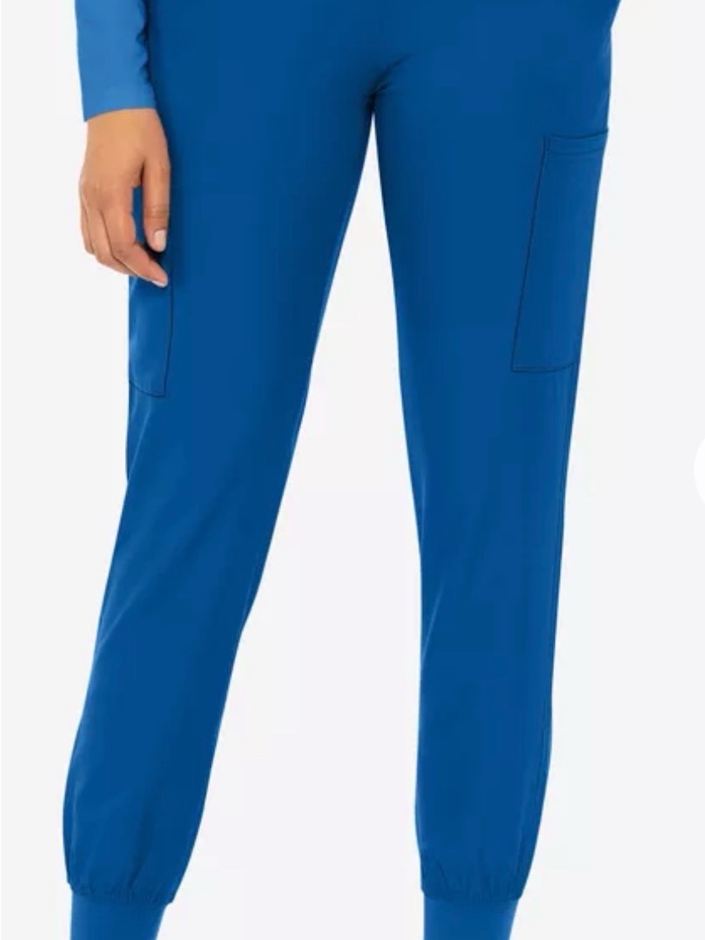 Med Couture Royal Blue Cargo Jogger Scrub Pants
